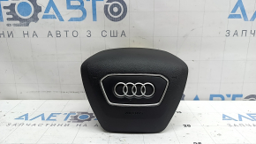 Подушка безпеки airbag в кермо водійська Audi A6 C8 19-25 чорна, потерта