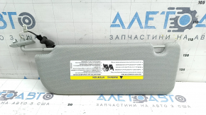 Козирок правий Audi A6 C8 19-23 під підсвічування, сірий, без гачка