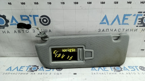 Козирок лівий Audi A6 C8 19-23 під підсвічування, сірий, без гачка, під хімчистку