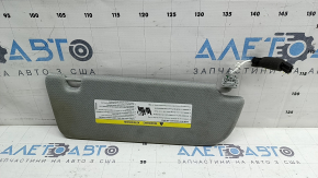 Козирок лівий Audi A6 C8 19-23 під підсвічування, сірий, без гачка, під хімчистку