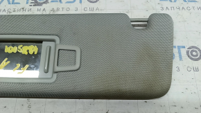 Козирок лівий Audi A6 C8 19-23 під підсвічування, сірий, без гачка, під хімчистку