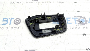Накладка передньої панелі ліва Audi A6 C8 19-25 чорний глянець, хром, надламане кріплення