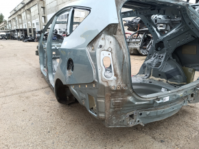 Четверть крыло задняя левая Toyota Prius V 12-17 на кузове, зеленая, тычки