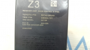 TIRE PRESSURE MONITORING SYSTEM Toyota Rav4 19-25
