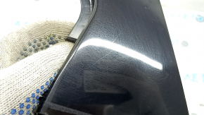 Накладка двери боковая задняя левая Ford Fusion mk5 13-20 задняя, черный глянец, царапины, воздух по кромке
