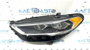 Фара передня ліва в зборі Ford Fusion mk5 17-20 LED, з DRL, тичка