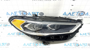 Фара передняя правая в сборе Ford Fusion mk5 17-20 LED, с DRL
