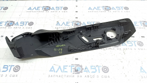 Накладка управління водійського сидіння збоку ліва Audi A6 C8 19-25 чорна, потерта
