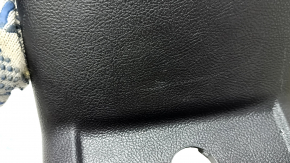 Накладка центральной консоли задняя Ford Fusion mk5 17-20 черная, под воздуховоды, царапины, надломаны крепления