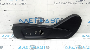 Накладка управления водительским сиденьем Ford Fusion mk5 17-20 черная, потерта