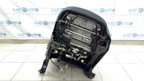 Сидіння водійське Ford Escape MK4 21-22 без airbag, механічне, з підігрівом, сіра тканина з чорним, під хімчистку, дефект тканини