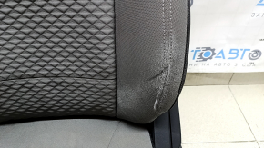 Сидіння водійське Ford Escape MK4 21-22 без airbag, механічне, з підігрівом, сіра тканина з чорним, під хімчистку, дефект тканини