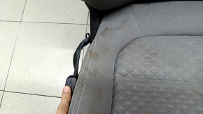 Сидіння водійське Ford Escape MK4 21-22 без airbag, механічне, з підігрівом, сіра тканина з чорним, під хімчистку, дефект тканини