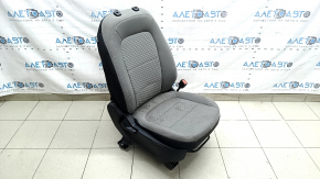 Сидіння пасажирське Ford Escape MK4 21-22 без airbag, механічне, з підігрівом, сіра тканина з чорним, під хімчистку