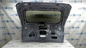 Дверь багажника голая со стеклом Ford Escape MK4 20-22 синий GP, со спойлером, стоп-сигналом, трапецией, поводком и заглушкой поводка дворника, царапины на стекле, тычка, треснут поводок дворника