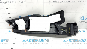 Накладка задньої стійки нижня ліва Ford Fusion mk5 17-20 чорна, подряпини