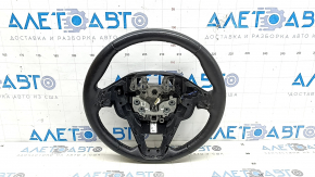 Кермо голе Ford Fusion mk5 17-20 шкіра чорна, з підігрівом, потерт