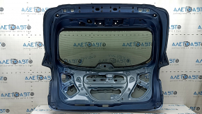 Дверь багажника голая со стеклом Mazda CX-5 17-25 электро, тонировка, синий 45B, тычки, коррозия