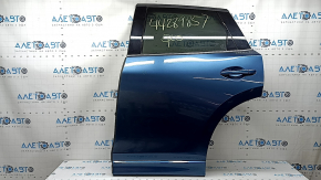 Двері в зборі задня ліва Mazda CX-5 17-25 тонування, синій 45B, тичка, подряпини, відходить накладка