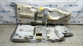Покрытие пола Audi A6 C8 19-19 черное, под чистку