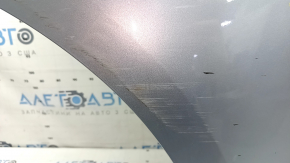 Двері в зборі задні права Ford Escape MK4 20-26 синій GP, верхній хром молдинг, подряпини на накладках, затерті
