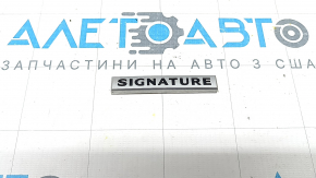 Емблема напис SIGNATURE двері багажника Mazda CX-5 22-25 без AWD