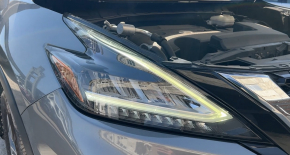 Фара передняя правая в сборе Nissan Murano z52 19-21 рест LED, царапина, сломано крепление, желтит LED