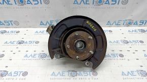 Цапфа со ступицей задняя левая Subaru Forester 19-24 SK с кожухом, ржавая ступица и кожух, микротрещины С/Б