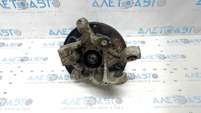 Цапфа со ступицей задняя левая Subaru Forester 19-24 SK с кожухом, ржавая ступица и кожух, микротрещины С/Б