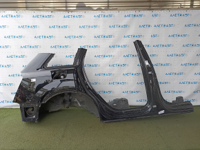 Чверть крило задня права Audi Q7 16-26 відпиляна з центральною стійкою, чорна