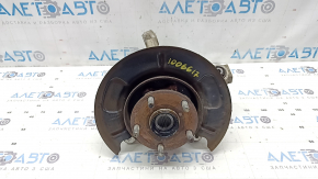 Цапфа со ступицей задняя правая Subaru Forester 19-24 SK с кожухом, ржавая ступица и кожух, микротрещины С/Б
