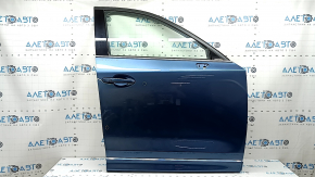 Дверь в сборе передняя правая Mazda CX-5 17-25 keyless, триплекс, синий 45B, тычки, царапины на накладке