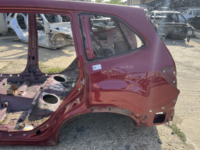 Чверть крило задня ліва Subaru Forester 19-24 SK на кузові, червона, корозія, тичка