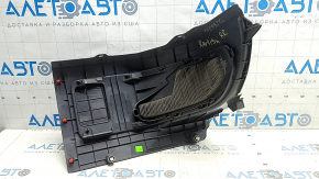Накладка пола задняя правая Toyota Rav4 19-25 hybrid черная, 2 части, царапины