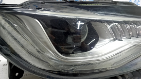 Фара передня права в зборі Lincoln MKZ 17-19 level 7, LED, тип 2, відколи, під полірування, подряпини