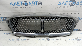 Грати радіатора grill Lincoln MKZ 17-20 хром, з емблемою, відколи