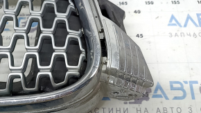 Грати радіатора grill Lincoln MKZ 17-20 хром, з емблемою, відколи
