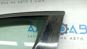 Двері в зборі передня ліва Lincoln MKZ 13-20 keyless, червоний RR, накладка з кодом, потріскана бічна накладка, порваний ущільнювач
