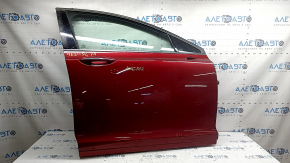 Двері в зборі передні праві Lincoln MKZ 13-20 keyless, червоний RR, тички, потріскані бічні накладки