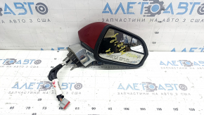 Дзеркало бічне праве у зборі Lincoln MKZ 17-20 11 пінів, поворотник, підігрів, проекція, хром, червоне з хром