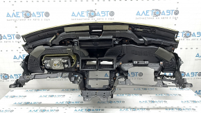 Торпедо передня панель з AIRBAG Ford Fusion mk5 17-20 чорна під start-stop, динамік з проекцією, здулося покриття