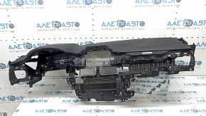 Торпедо передняя панель с AIRBAG Mazda CX-5 17-25 черная, пепепод проекцию