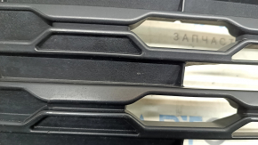 Решетка радиатора grill Toyota Rav4 19-25 без парктроников и камеры, структура, царапина