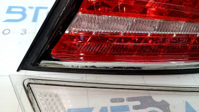 Фонарь внешний крыло правый Lincoln MKZ 13-20 скол, отклеилось стекло, царапины на стекле, облез отражатель