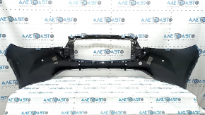 Бампер передний голый Mazda CX-5 22-25 под парктроники, синий, царапины