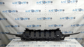 Решетка радиатора grill в сборе Jeep Grand Cherokee WL 21-26 тип 1, черный глянец, хром