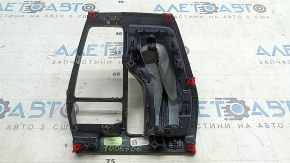 Накладка шифтера КПП Toyota Rav4 19-25 чорна, з чохлом, тріщини