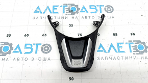 Накладка руля Mazda CX-5 17-25 под подогрев руля, кожа черная, царапины