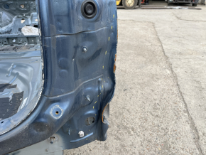 Задня панель Mazda CX-5 17-25 2 частини, під BSM, на кузові, синя, зам'ята