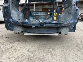 Задня панель Mazda CX-5 17-25 2 частини, під BSM, на кузові, синя, зам'ята